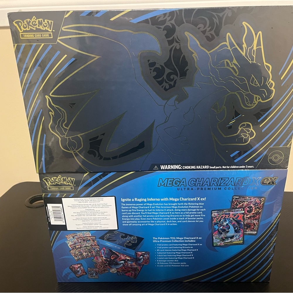 Pokemon Mega Charizard X CX Ultra-Premium Box - Black and Gold - Picture 4 of 4